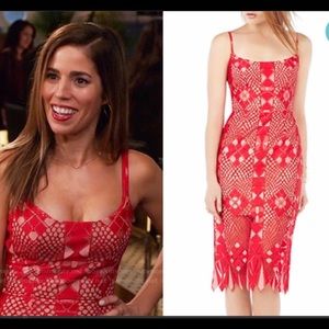 Bcbg Alese red dress